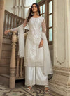 White Angrakha Salwar Suit