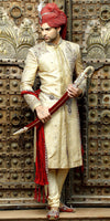 Wedding Cream Sherwani